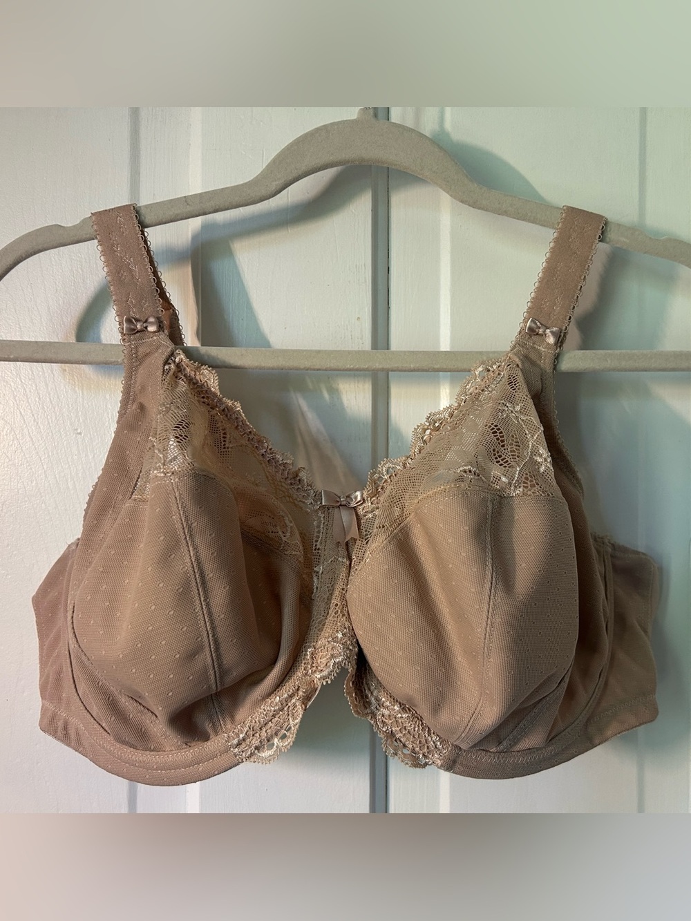 Elomi Nude Lace Full-Cup Underwire Bra
